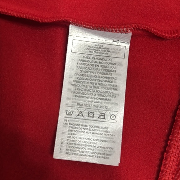 Adidas Red Hoodie jacket gray Accents HI0699 280 Full front zip up XL
New w Tags - Picture 11 of 15